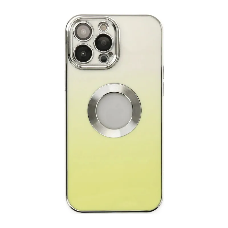 Apple iPhone 13 Pro Max Kılıf Best Silikon - Sarı