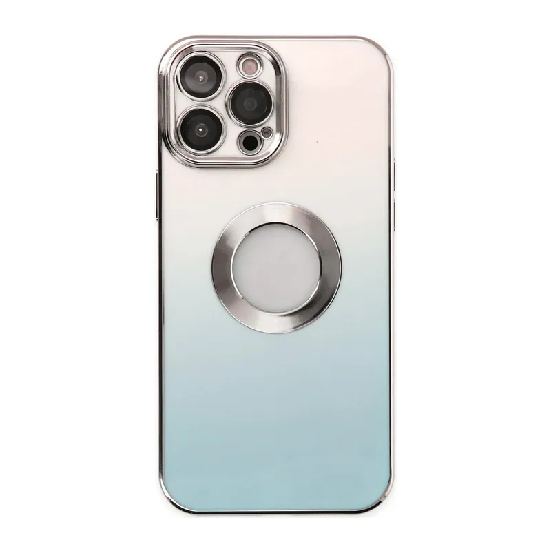 Apple iPhone 13 Pro Max Kılıf Best Silikon - Turkuaz