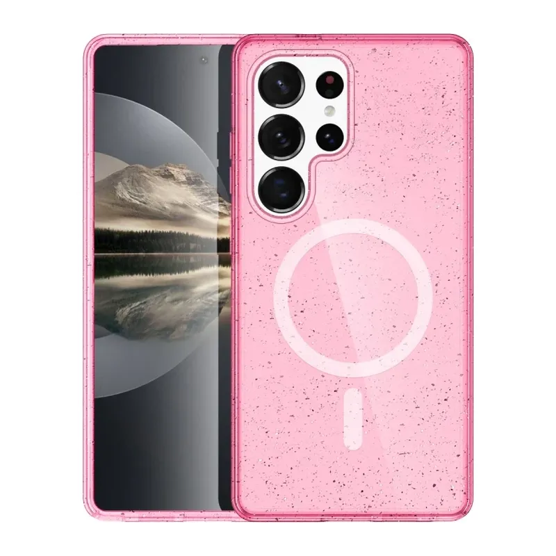 Joko Samsung Galaxy S23 Ultra Kılıf Star Magsafe Kapak - Pembe