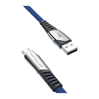 Konfulon DC16 Micro USB Kablo 1M 2.4A - Mavi