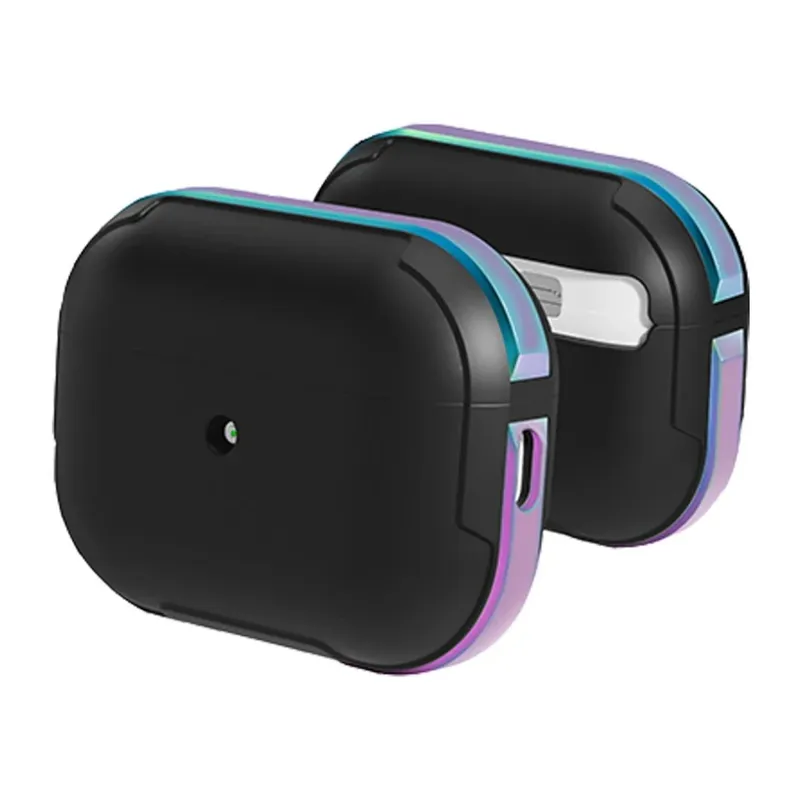 Movenchy Apple Airpods Pro 2 (2.nesil) MO-A8 Armor Kılıf - Rainbow