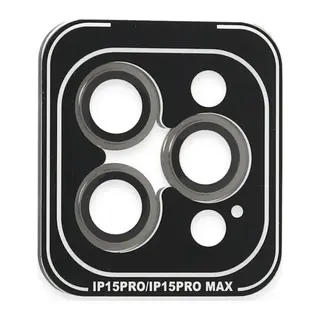 Joko Apple iPhone 15 Pro Max PVD Metal Kamera Lens - Gri