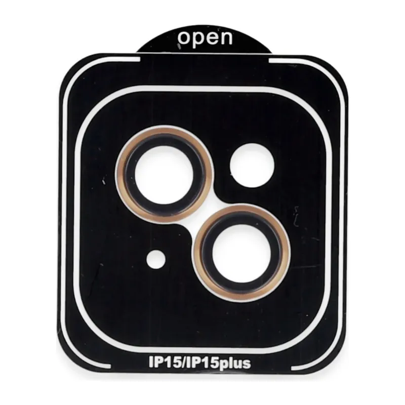Joko Apple iPhone 15 PVD Metal Kamera Lens - Turuncu