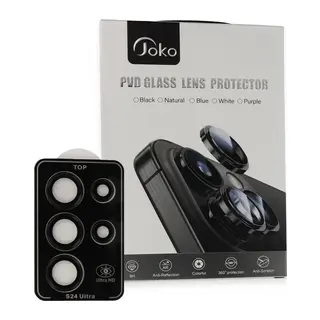 Joko Samsung Galaxy S23 Ultra PVD Metal Kamera Lens - Siyah