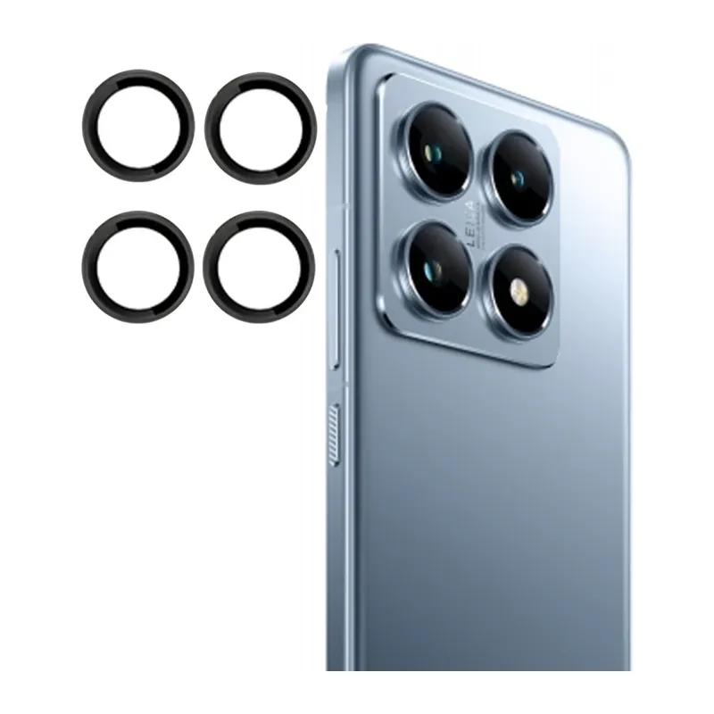 Joko Xiaomi Mi 14T Pro PVD Metal Kamera Lens - Siyah