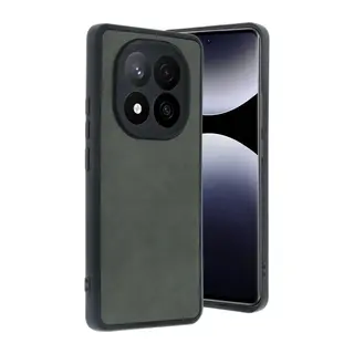 Xiaomi Redmi Note 14 Pro 4G Kılıf Aras Deri Kapak - Koyu Yeşil