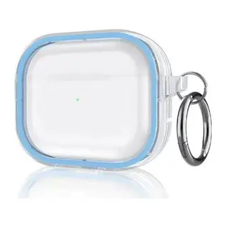 Movenchy Apple Airpods Pro 2 (2.nesil) Shiny Şeffaf Kılıf - Sierra Blue