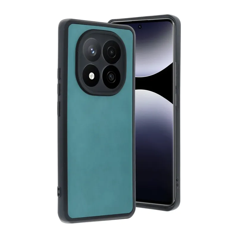 Xiaomi Redmi Note 14 Pro 4G Kılıf Aras Deri Kapak - Açık Yeşil