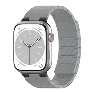 Movenchy Apple Watch 45mm Carbon Steel Kordon - Yıldız Işığı