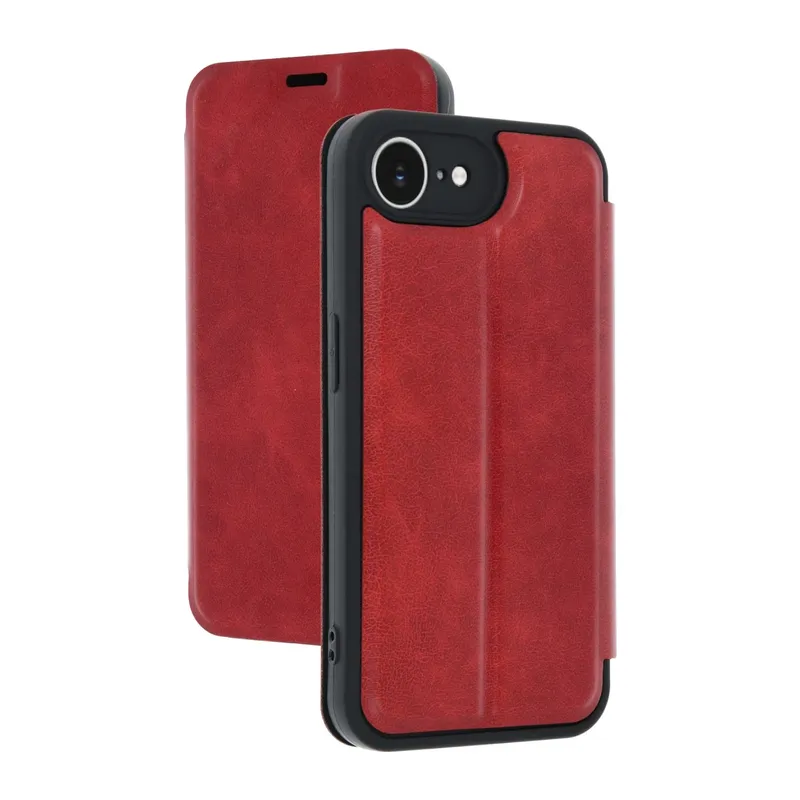 Apple iPhone 16E Kılıf Flip Cover - Kırmızı