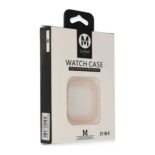 Movenchy Apple Watch 45mm Bondy Kasa Koruyucu - Turuncu