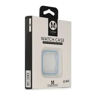 Movenchy Apple Watch 45mm Bondy Kasa Koruyucu - Mavi