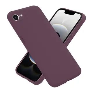 Apple iPhone 16E Kılıf First Silikon - Mürdüm