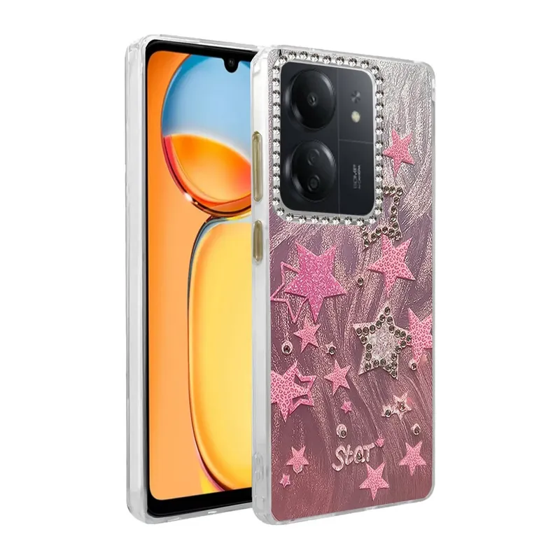 Xiaomi Redmi 13C Kılıf Blade Aynalı Desenli Kapak - Desen 7