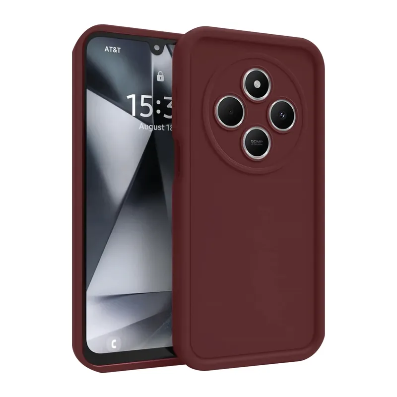 Xiaomi Redmi 14C Kılıf Viera Silikon - Bordo