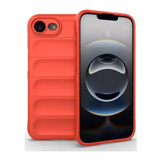 Apple iPhone 16E Kılıf Optimum Silikon - Kırmızı