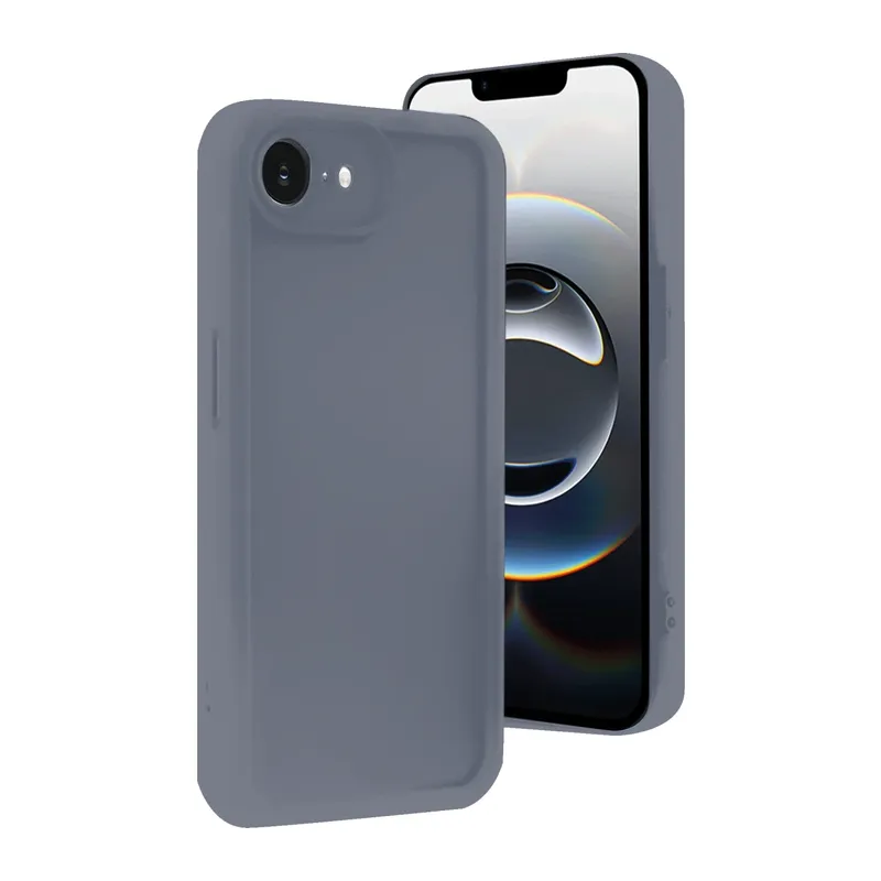 Apple iPhone 16E Kılıf Viera Silikon - Gri