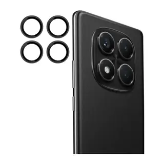 Joko Xiaomi Redmi Note 14 Pro 4G PVD Metal Kamera Lens - Siyah