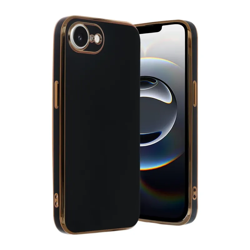 Apple iPhone 16E Kılıf Volet Silikon - Siyah