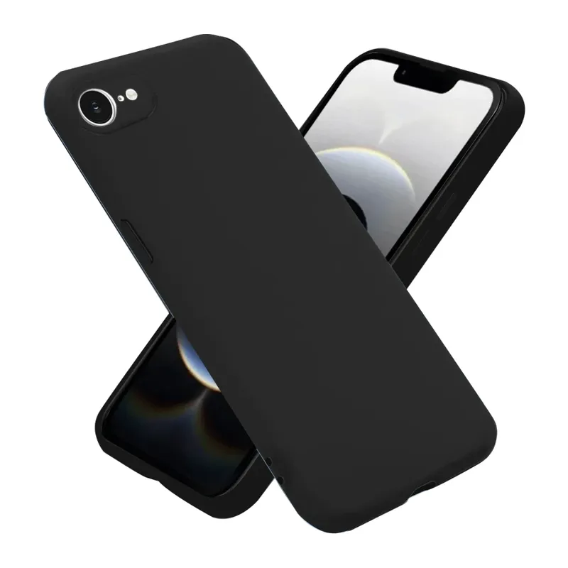 Apple iPhone 16E Kılıf First Silikon - Siyah