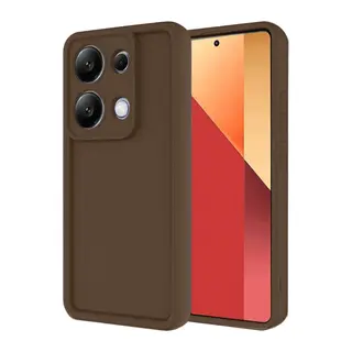 Xiaomi Redmi Note 13 Pro 4G Kılıf Viera Silikon - Kahverengi