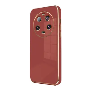 Xiaomi Mi 14 Ultra Kılıf Volet Silikon - Kırmızı