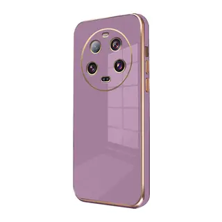 Xiaomi Mi 14 Ultra Kılıf Volet Silikon - Mor