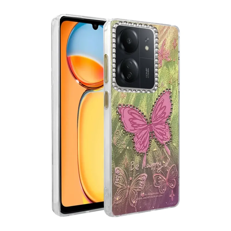 Xiaomi Redmi 13C Kılıf Blade Aynalı Desenli Kapak - Desen 5
