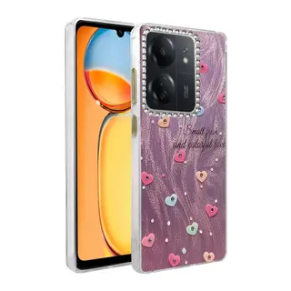 Xiaomi Redmi 13C Kılıf Blade Aynalı Desenli Kapak - Desen 8