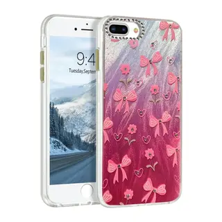 Apple iPhone 7 Plus Kılıf Blade Aynalı Desenli Kapak - Desen 3