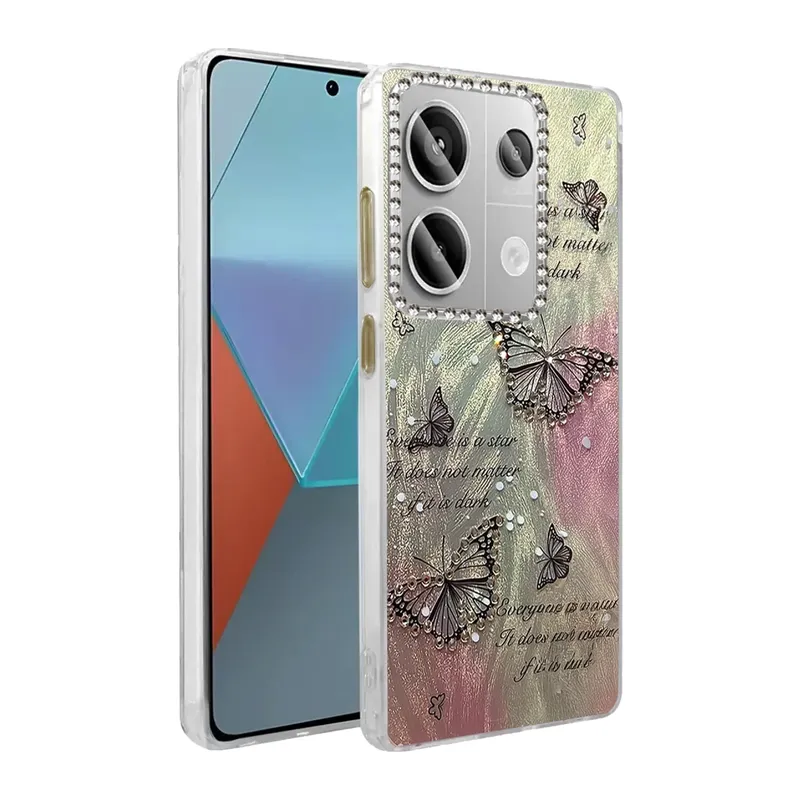 Xiaomi Redmi Note 13 Pro 4G Kılıf Blade Aynalı Desenli Kapak - Desen 6
