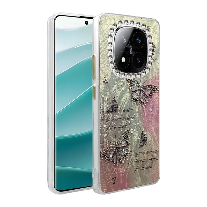 Xiaomi Redmi Note 14 Pro 5G Kılıf Blade Aynalı Desenli Kapak - Desen 6