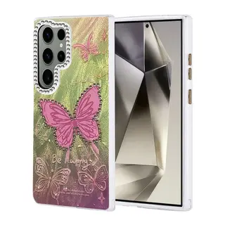 Samsung Galaxy S24 Ultra Kılıf Blade Aynalı Desenli Kapak - Desen 5