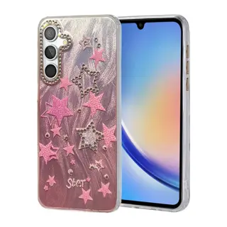 Samsung Galaxy A34 5G Kılıf Blade Aynalı Desenli Kapak - Desen 7