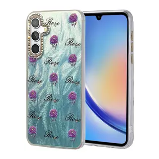 Samsung Galaxy A34 5G Kılıf Blade Aynalı Desenli Kapak - Desen 9