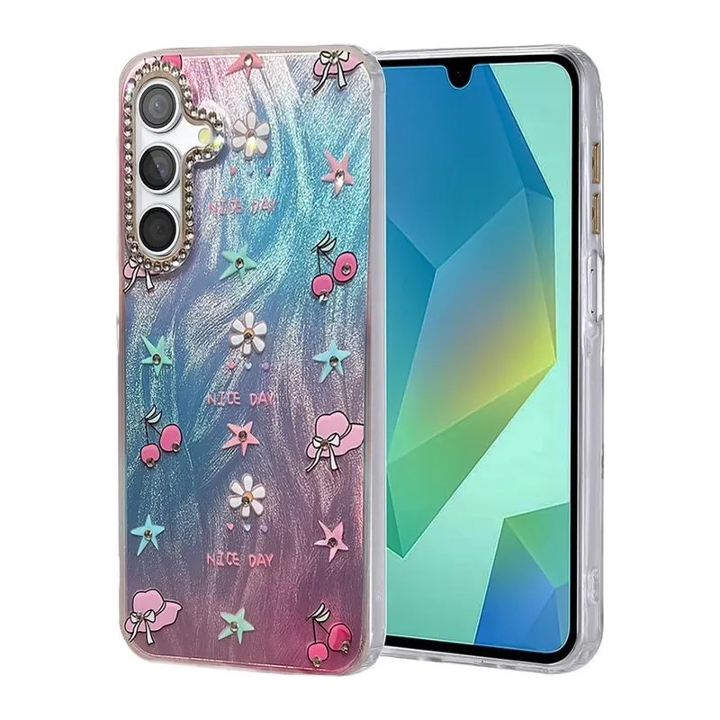 Samsung Galaxy A55 5G Kılıf Blade Aynalı Desenli Kapak - Desen 4