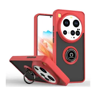 Xiaomi Mi 15 Ultra Kılıf Montreal Yüzüklü Silikon Kapak - Kırmızı