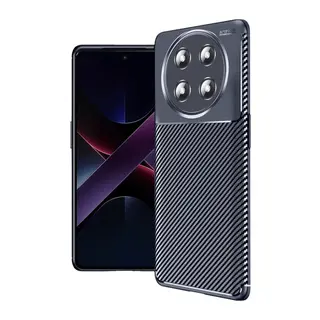 Honor Magic 7 Lite Kılıf Auto Focus Karbon Kapak - Lacivert