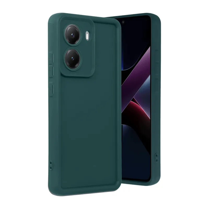 Xiaomi Poco X7 Pro Viera Silikon - Koyu Yeşil