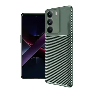 Realme C75 4G Auto Focus Karbon Kapak - Koyu Yeşil