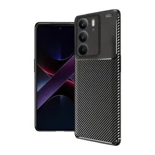 Realme C75 4G Auto Focus Karbon Kapak - Siyah
