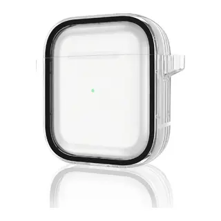 Movenchy Apple Airpods 4 (4.nesil)/Airpods 5 (5.Nesil) Shiny Şeffaf Kılıf - Siyah