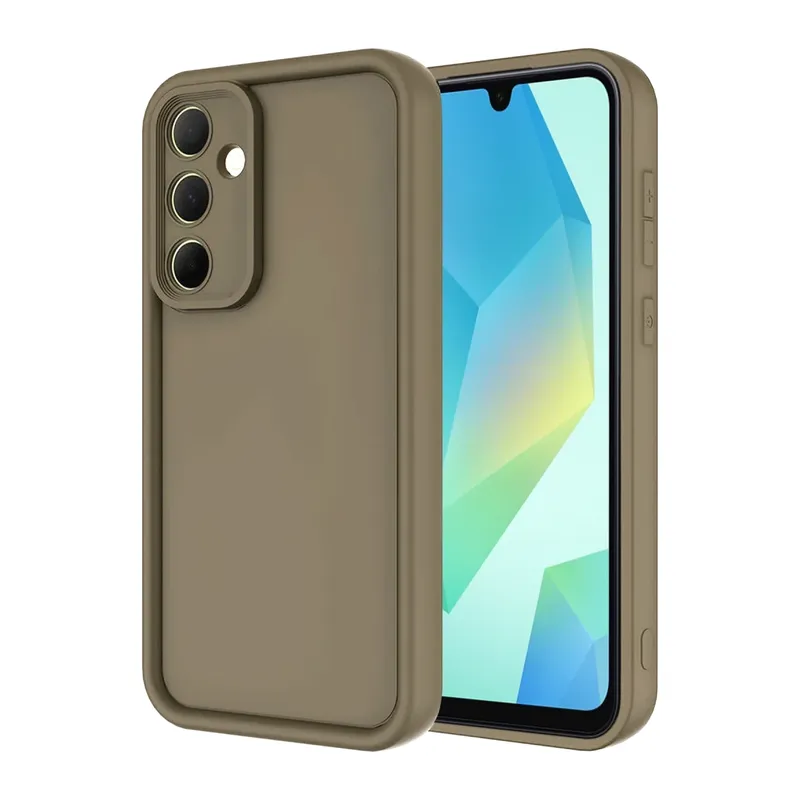 Samsung Galaxy A16 5G Kılıf Viera Silikon - Kahverengi