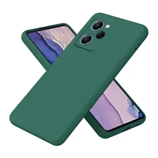 Xiaomi Poco X5 Pro 5G Nano içi Kadife Silikon - Koyu Yeşil