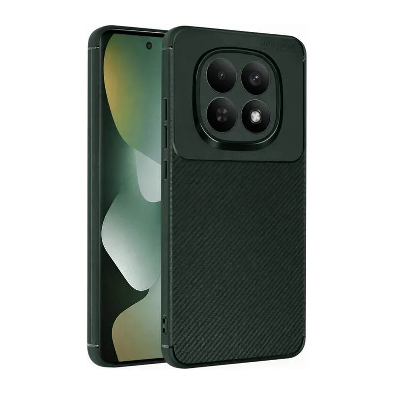 Xiaomi Redmi Note 15 Pro 5G Auto Focus Karbon Kapak - Koyu Yeşil