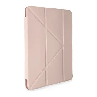 Huawei Honor Pad V9 Kılıf Kalemlikli Mars Tablet Kılıfı - Rose Gold