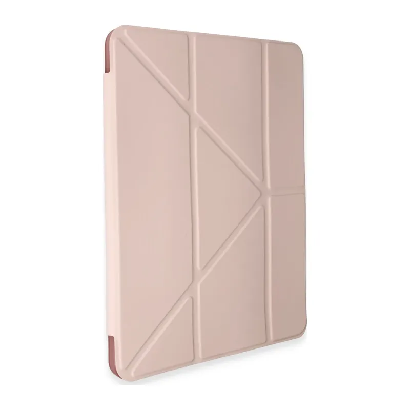 Huawei Honor Pad V9 Kılıf Kalemlikli Mars Tablet Kılıfı - Rose Gold