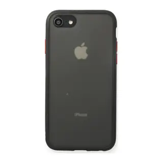 Apple iPhone 7 Kılıf Montreal Silikon Kapak - Siyah