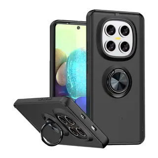 Xiaomi Redmi Note 15 Pro 5G Montreal Yüzüklü Silikon Kapak - Siyah