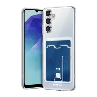 Samsung Galaxy A57 5G Kart Şeffaf Silikon - Şeffaf